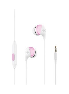 PROMATE In-Ear Wired Headphones, Premium Sound High Fidelity Headphones with Dynamic HD Drivers, Built-in Microphones, 1.2m Cable and In-Line Control for iPhone,Samsung,Pc,iPod,iPad,Comet White  - Image 1