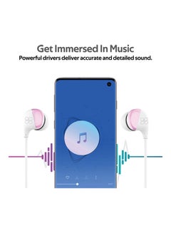 PROMATE In-Ear Wired Headphones, Premium Sound High Fidelity Headphones with Dynamic HD Drivers, Built-in Microphones, 1.2m Cable and In-Line Control for iPhone,Samsung,Pc,iPod,iPad,Comet White  - Image 2