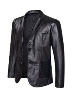 Lucky Men's Leather Stylish Jacket black  - Image 1
