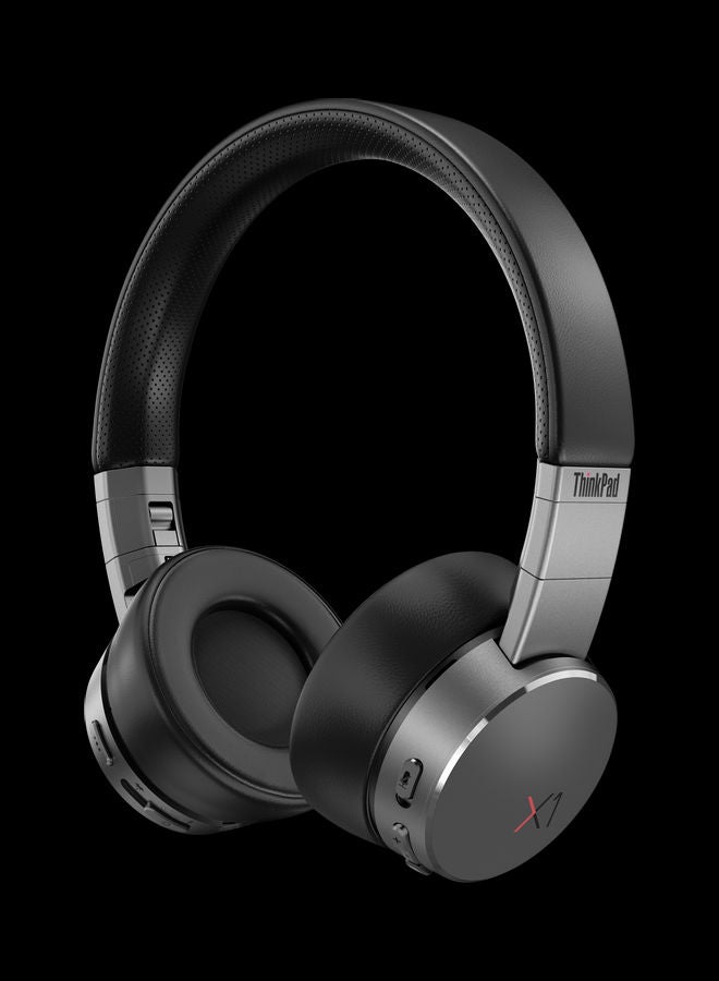 Lenovo - ThinkPad X1 Active Noise Cancellation Headphone Wireless Bluetooth 5.0 Black - Image 1