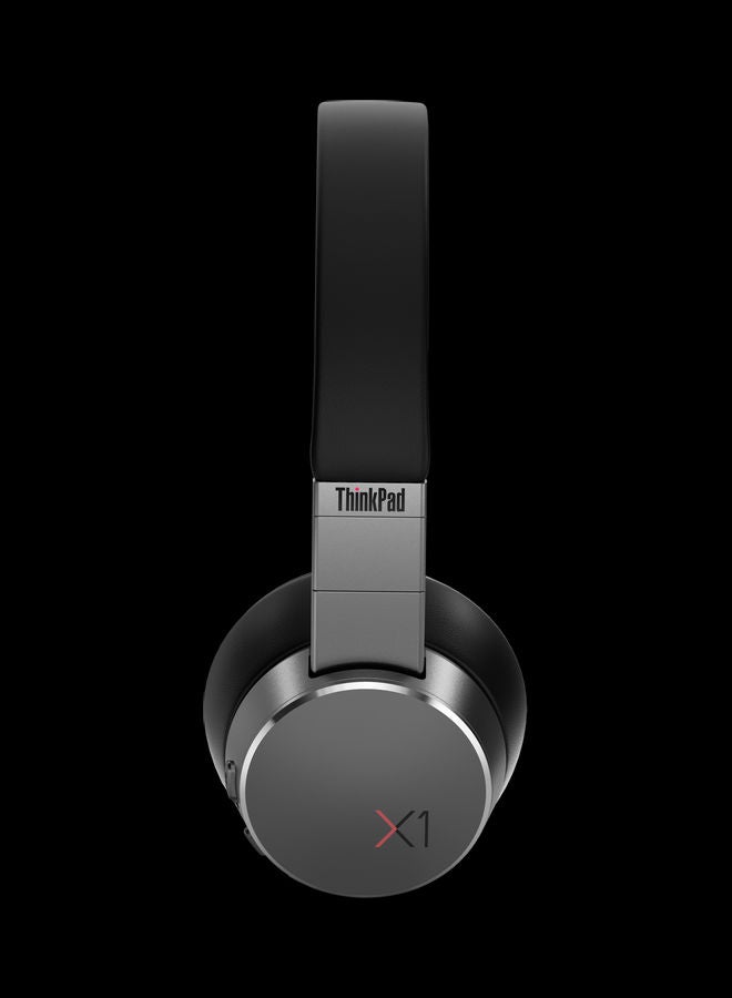 Lenovo - ThinkPad X1 Active Noise Cancellation Headphone Wireless Bluetooth 5.0 Black - Image 1