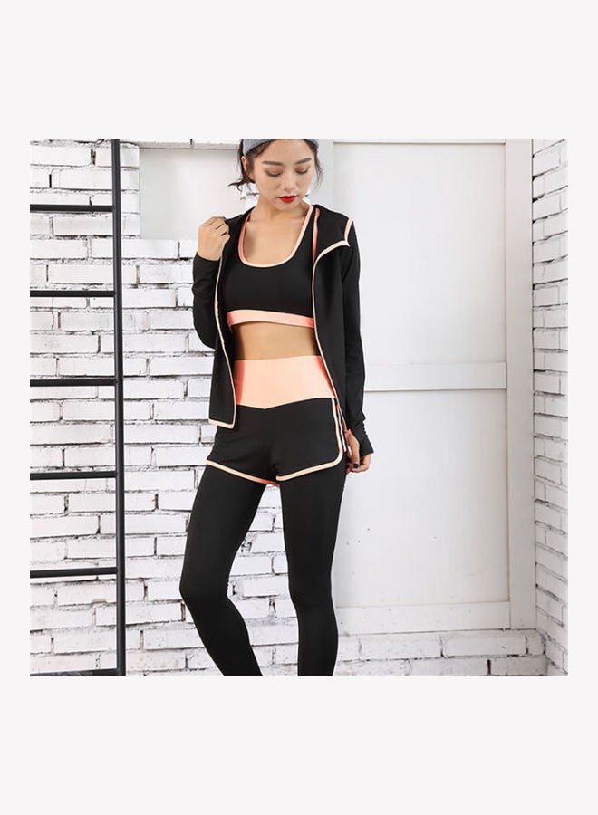 Lucky 5-Piece Yoga Sport Suit orange  - Image 1