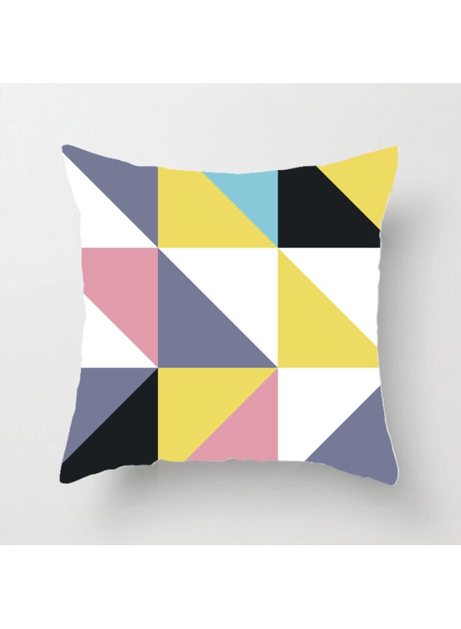 Beauenty Printed Pillow Cover Yellow/White/Black 45x45cm 