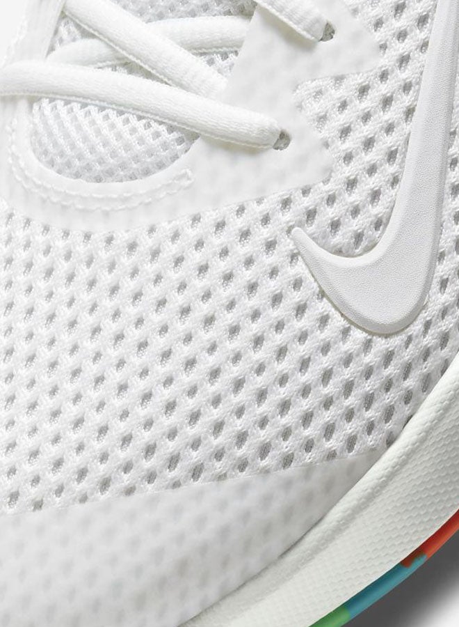 Nike - Men's LeBron Witness 4 Basketball Shoes Summit White/Opti Yellow - Image 1