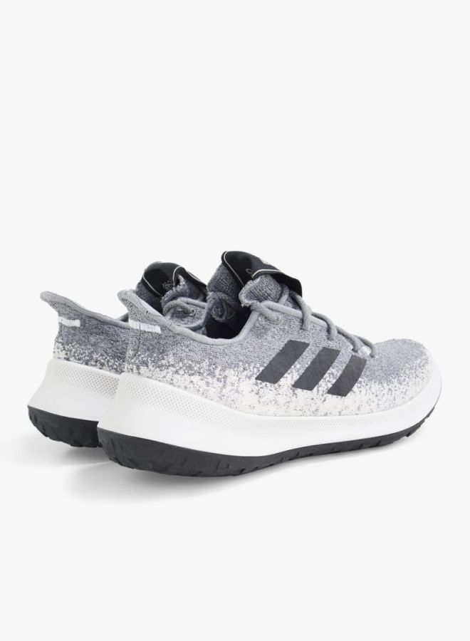 Adidas Men's Sensebounce+ Running Shoes Grey Three/Core Black/Grey Five - Image 5