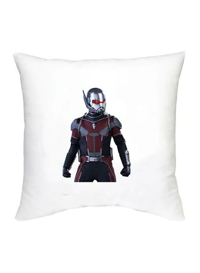 The Flash Printed Decorative Cushion White/Black/Grey 16x16inch