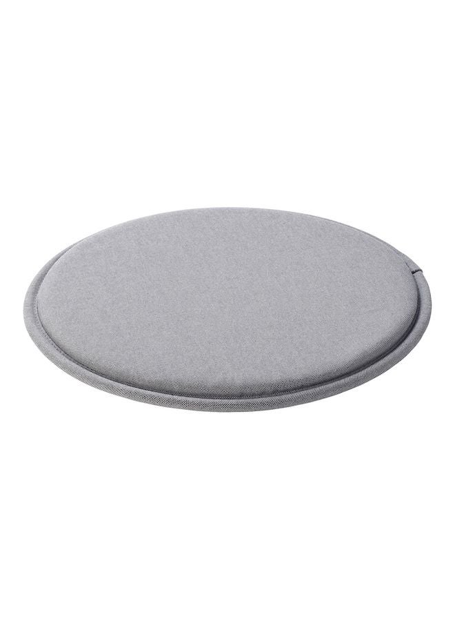 Round Chair Pad Grey 36x2.5cm - Image 1