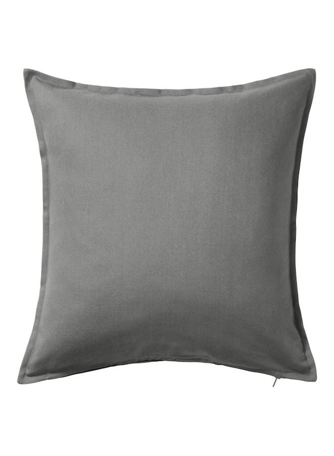 Solid Cushion Cover Grey 65x65cm