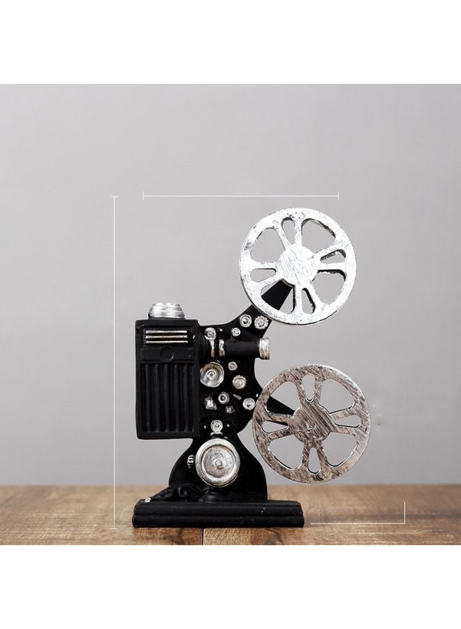 Retro Sewing Machine Model Ornament Black/Brown/Silver 357x649mm - Image 3