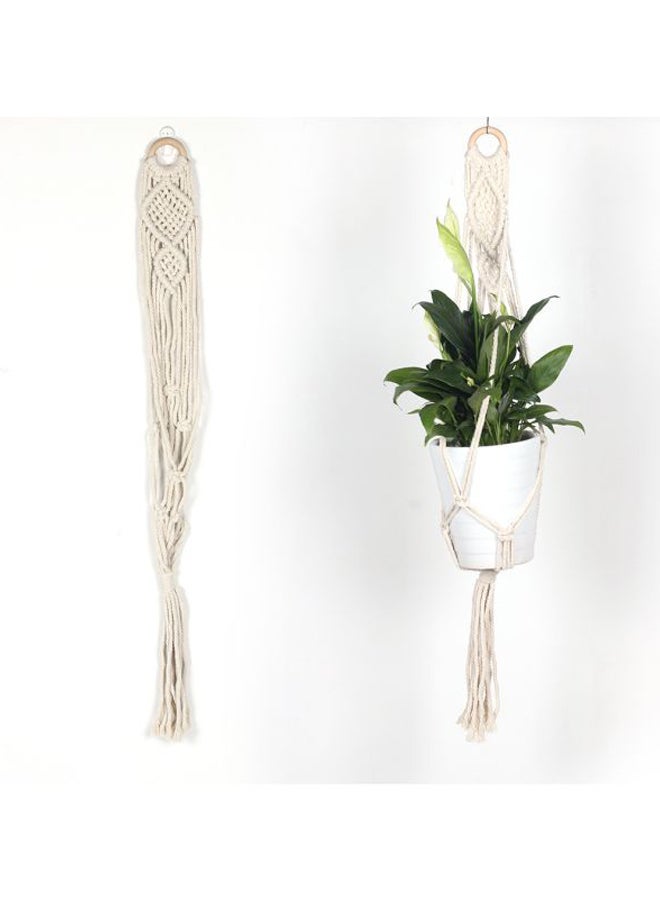 Hand-Woven Bohemian Tapestries Beige 92x8cm  - Image 2