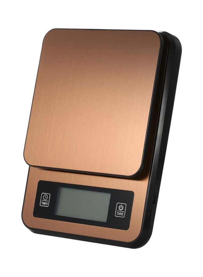 LCD Digital Kitchen Scale With Temperature Stick Brown/Black/White 20x3x14.5cm  - Image 2