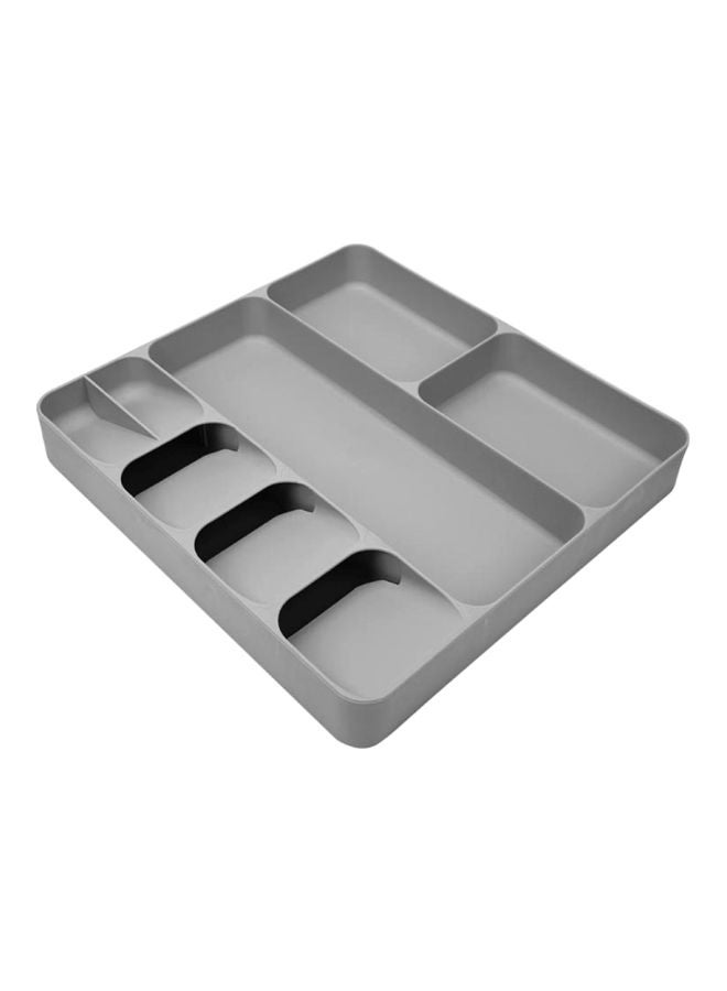 Cutlery Organizer Tray Grey 39.7x5.3x38.4cm  - Image 3