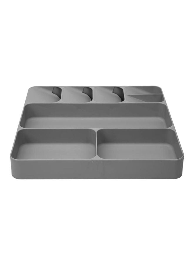 Cutlery Organizer Tray Grey 39.7x5.3x38.4cm  - Image 4