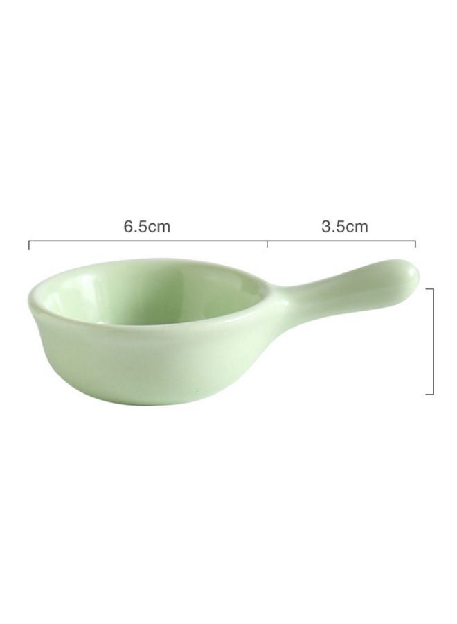 طبق صلصة أخضر 6.5x2.5x10سم - Image 2