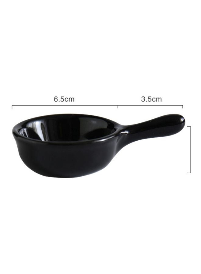 Sauce Dish Black 6.5x2.5x10cm - Image 2