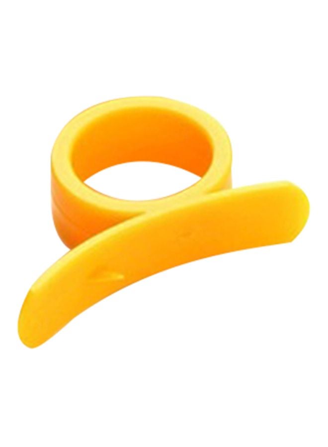 Mini Barker Ring Peeler Yellow 4.3x3cm  - Image 1