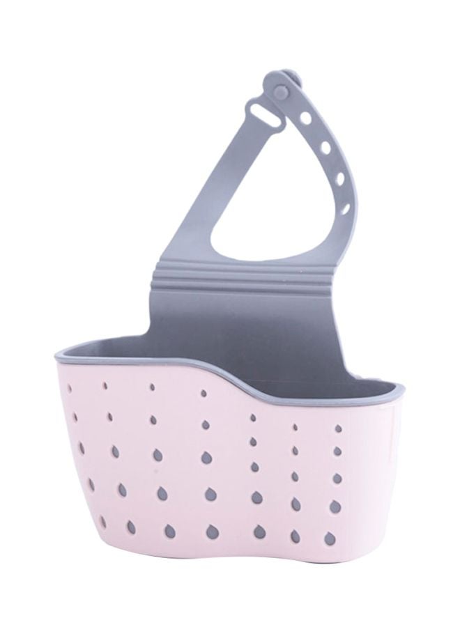 Portable Kitchen Drain Holder Pink/Grey One Size