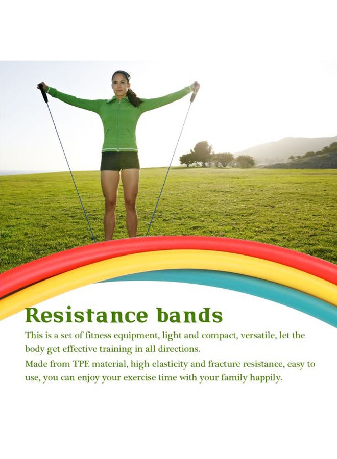 11-Piece Exercise Band Set 22x6x19cm - Image 5