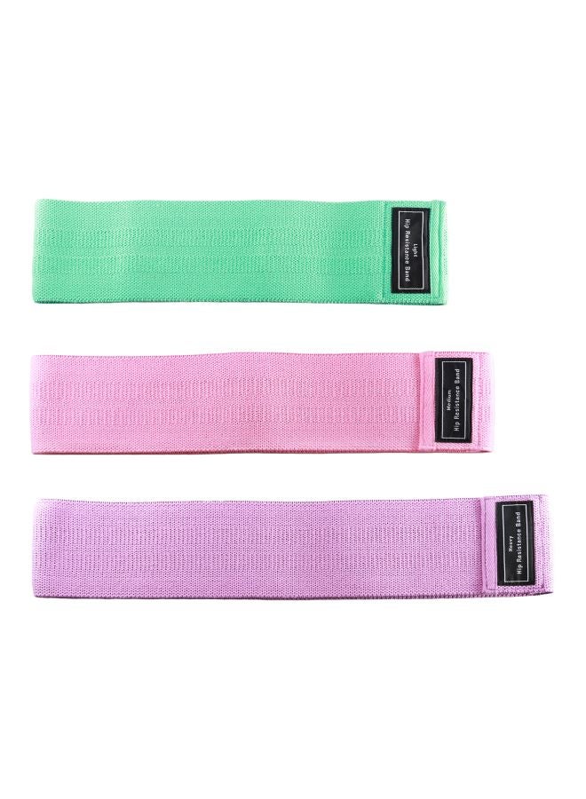 Generic - 3-Piece Resistance Glute Band Set 23x8x10cm 23x8x10cm - Image 1