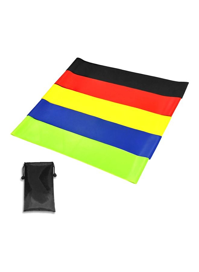 5-Piece Exercise Resistance Loop Band Set - Image 2
