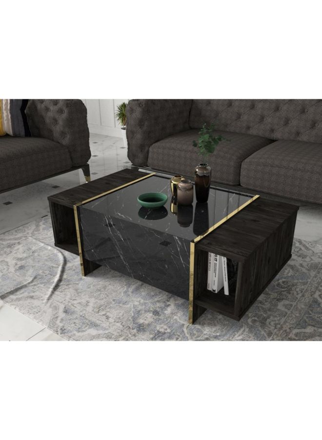 Generic - Veyron TV Bench And Coffee Table Set Beige 284x82.3x92.3cm - Image 1