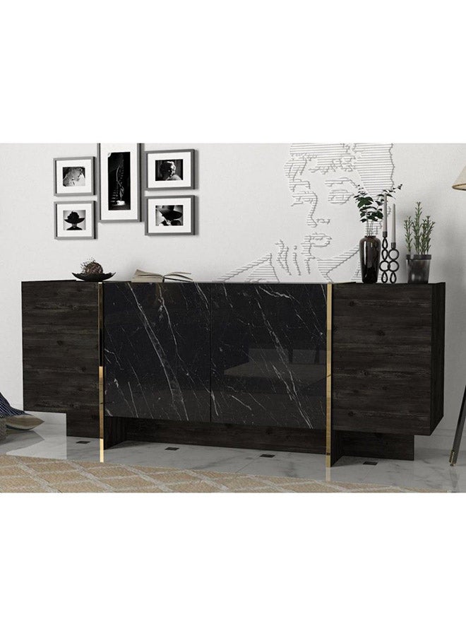 Generic Console Entrance Black 180x75.5x46.6cm  - Image 3