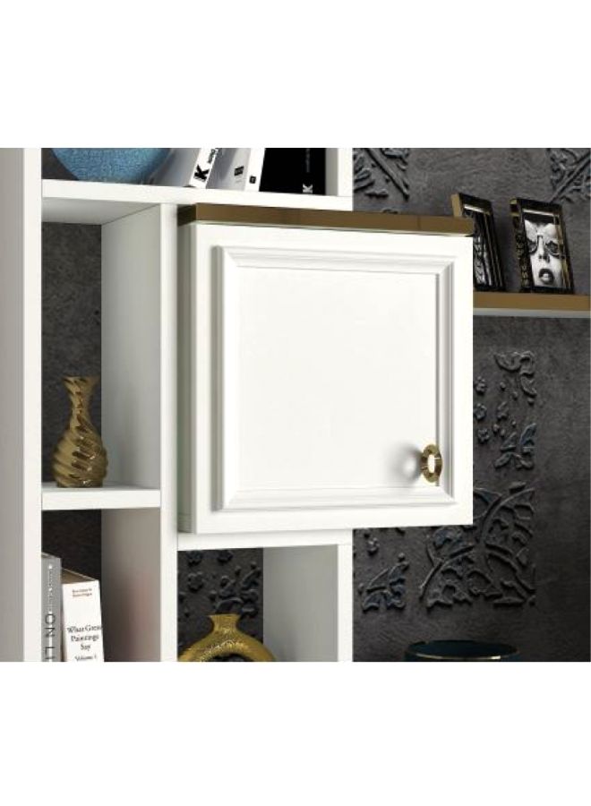 Generic Kornelya TV Table With Wall Shelf Set White 317x140.5x55cm  - Image 4