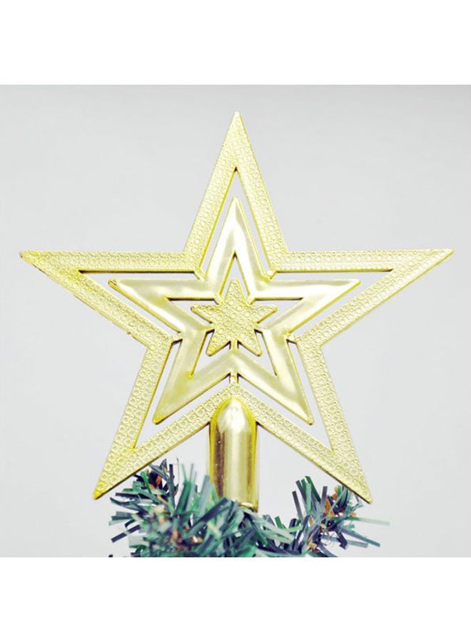 Decorative Tree Topper Glitter Star Ornament 20cm - Image 4