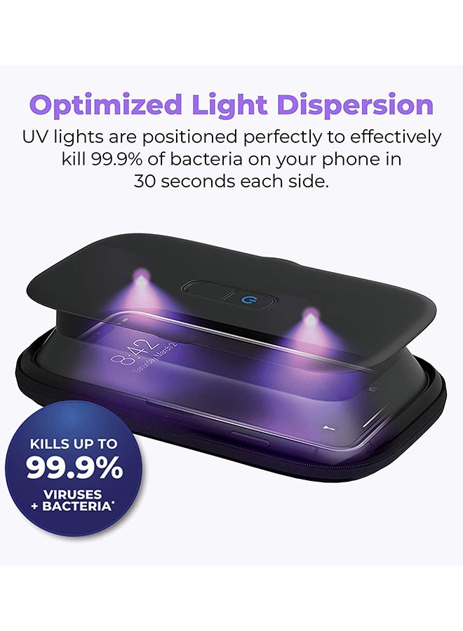 HoMedics UV-Clean Phone Sanitizer Black  - Image 2