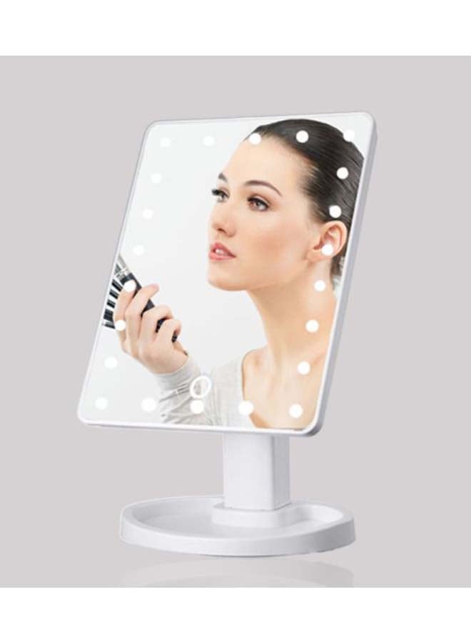 Vanity Mirror White/Silver - Image 2