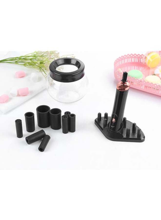 بيوينتي مُنظف فرشاة المكياج الكهربائي أسود/ شفاف/ ذهبي - Image 4