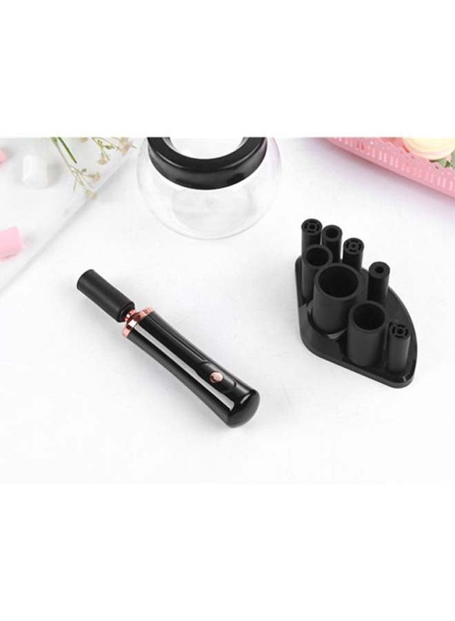 بيوينتي مُنظف فرشاة المكياج الكهربائي أسود/ شفاف/ ذهبي - Image 5