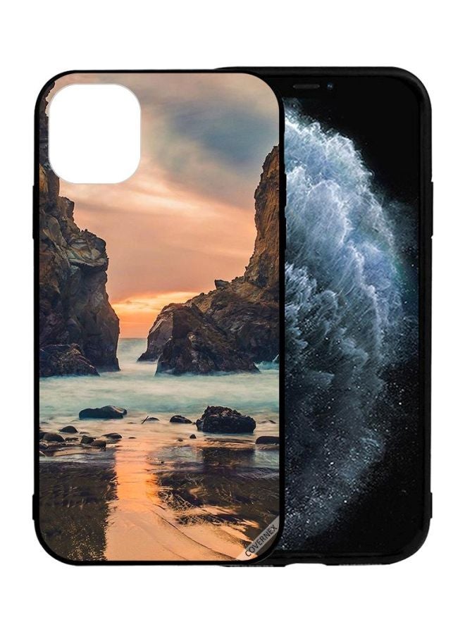 Covernex Apple iPhone 12 Pro Max Protective Case Cover Printed Featuring Morning View Of Sea In Hills DESIGN_1632 - Image 1