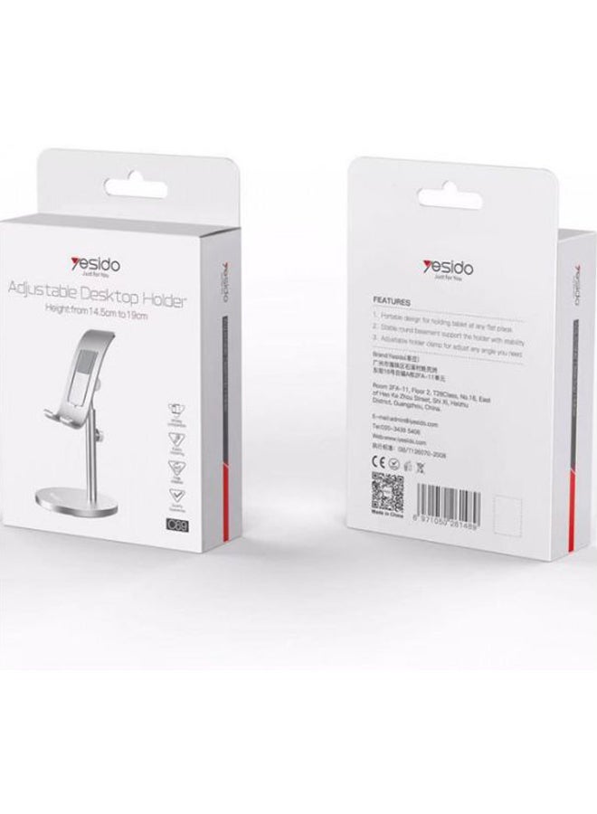 Yesido Metal Phone Stand Silver - Image 2