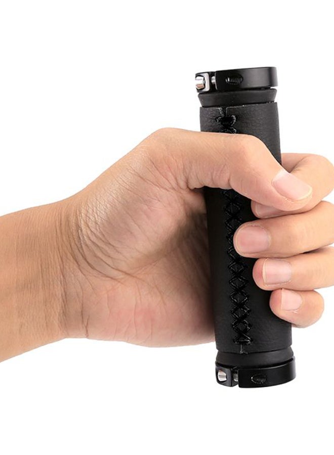 Generic - Pair Of Bicycle Handlebar Grips With End Caps - Image 1