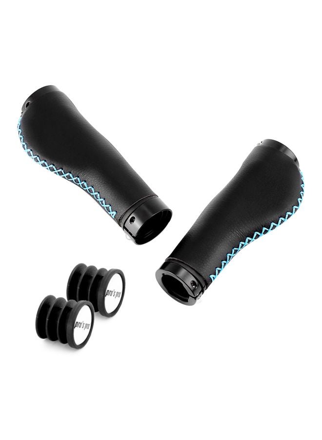 Generic - Pair Of Bicycle Handlebar Grips With End Caps - Image 1