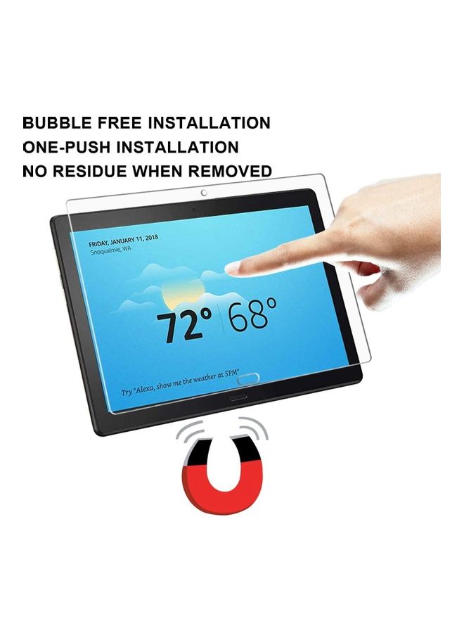 Tempered Glass Tempered Glass For Lenovo Tab P10 Screen Protector Clear  - Image 3