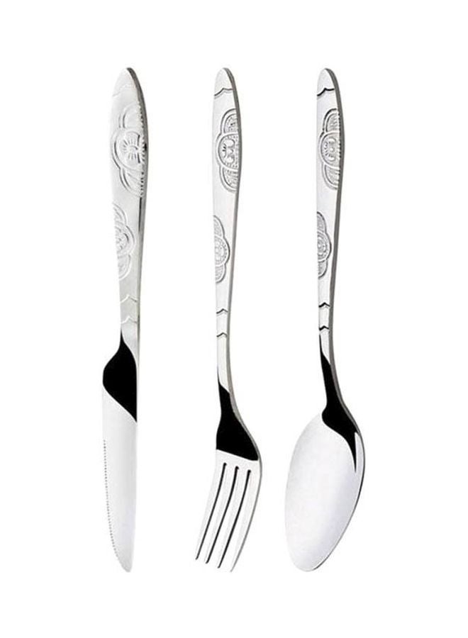 Bluelans 3-Piece Portable Travel Camping Cutlery With Case 17 x 3.7cm - Image 2