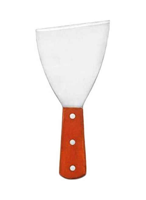 Stainless Steel Baking Scraper Silver/Brown 4x8.3inch