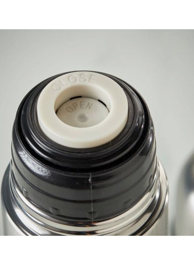 قارورة فارغة بجدار داخلي ثنائي فضي 1لترات - Image 2