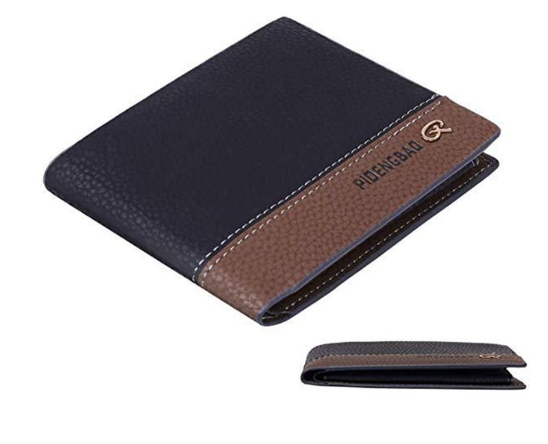 Multifunctional New Ultra Thin Bi-Fold Wallet Black  - Image 1