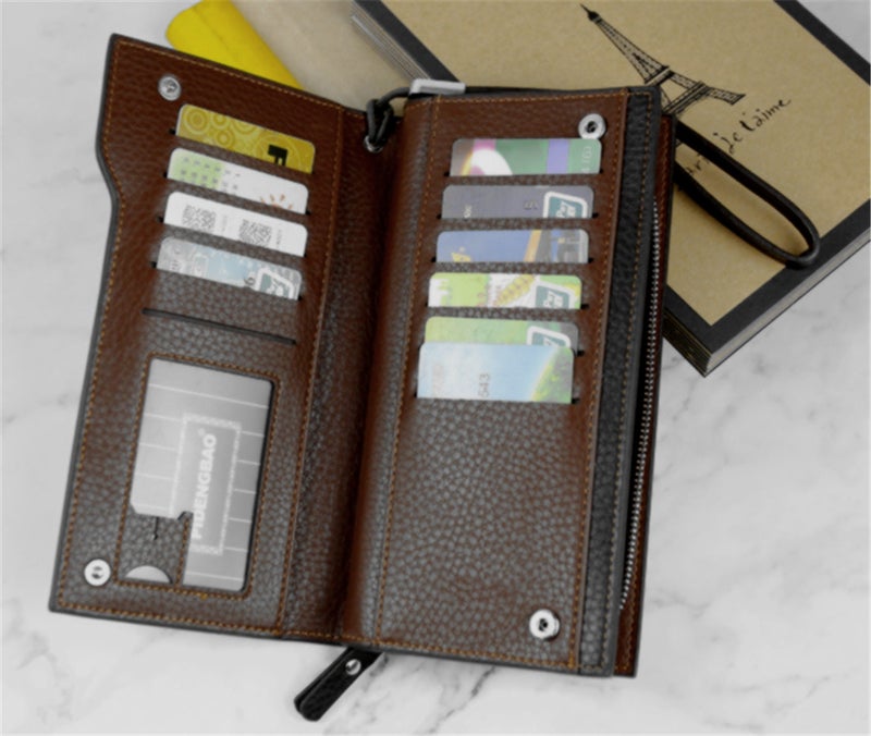 Multifunctional Large Capacity Wallet Black  - Image 2