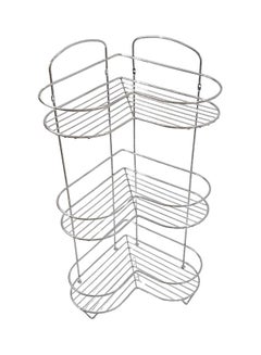 ALMUFARREJ 3-Tier Corner Rack Silver 56cm  - Image 1