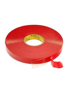 3M VHB Double Sided Heavy Duty Clear Acrylic Sponge Tape Red  - Image 3