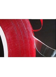 3M VHB Double Sided Heavy Duty Clear Acrylic Sponge Tape Red  - Image 4