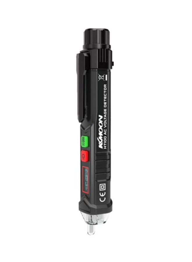 KKmoon Portable Non-Contact AC Voltage Tester Pen Black/Clear  - Image 1