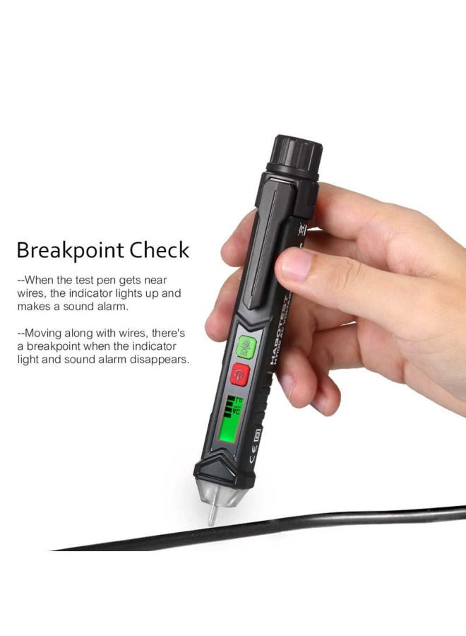 KKmoon Portable Non-Contact AC Voltage Tester Pen Black/Clear  - Image 4