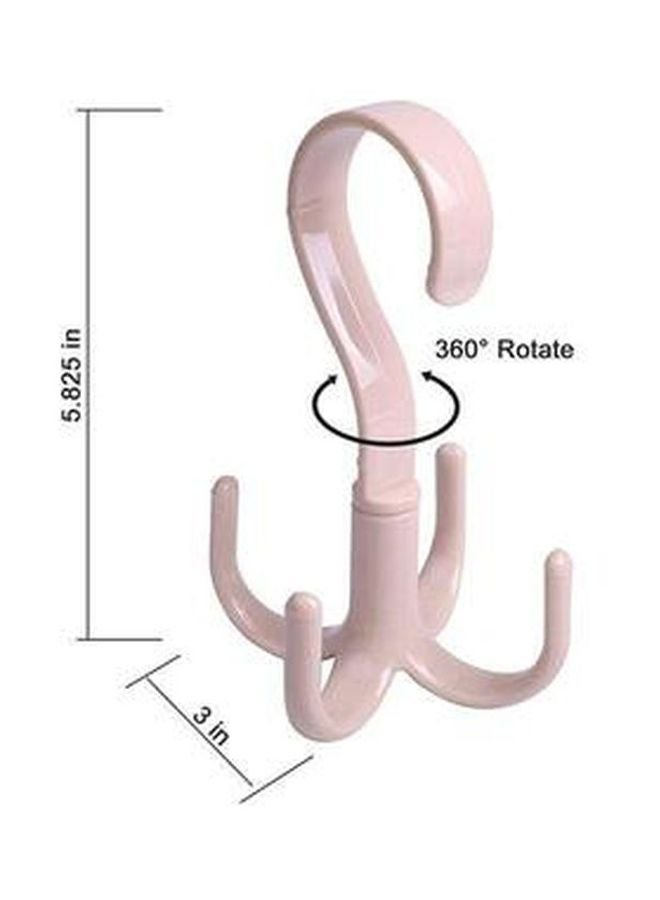 Sharpdo 360 Degrees Rotate Four Claws Hook Pink 15.5 x 9.5cm - Image 2