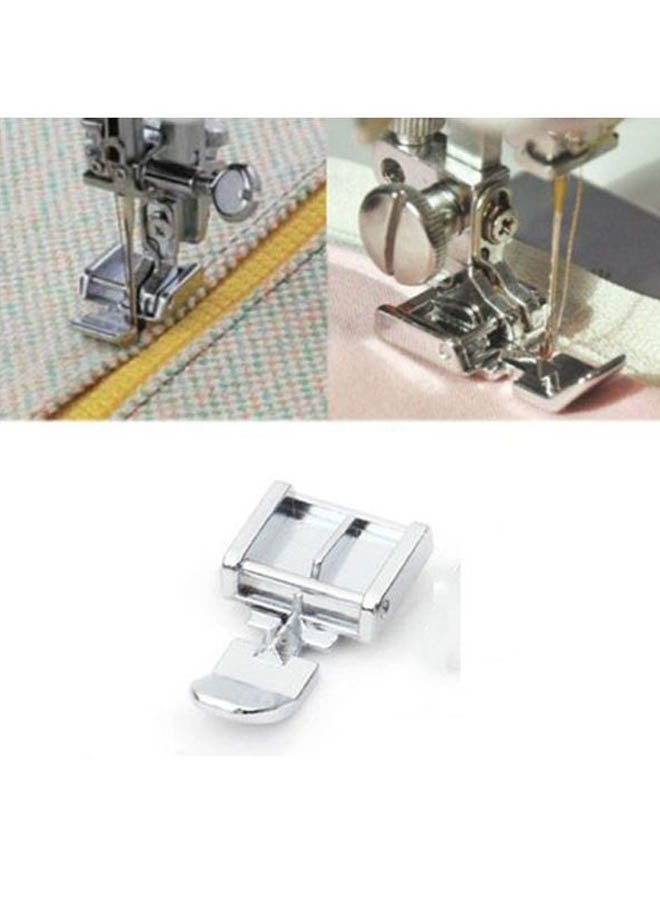 Bluelans Zipper Foot 2 Sides Sewing Accessory Silver - Image 3