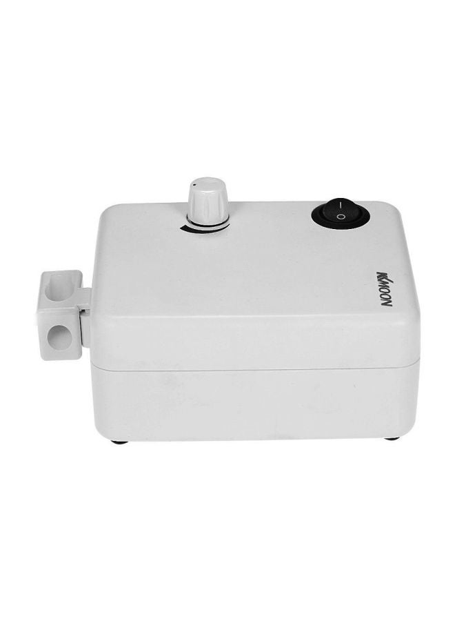 KKmoon Professional Gravity Feed Dual Action Airbrush Air Compressor Kit For Art Painting White/Black/Silver - Image 4